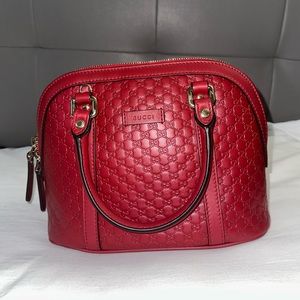 AUTHENTIC Gucci microguccissima dome bag